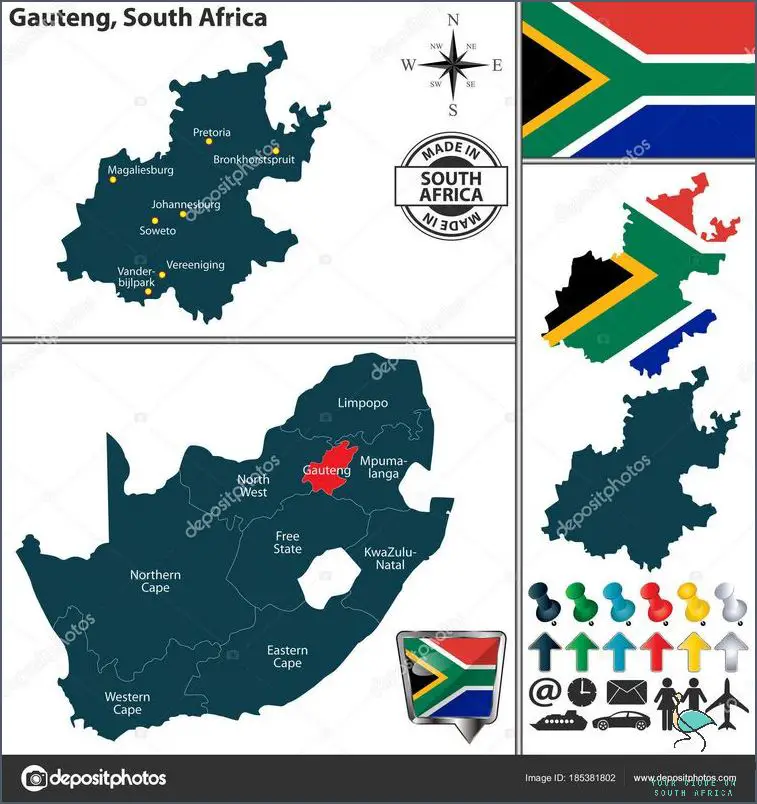 Explore The Detailed Map Of Gauteng 1 