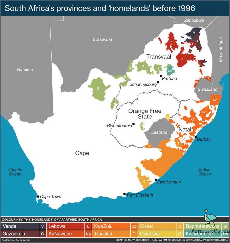 Unveiling the South African Homelands Map!