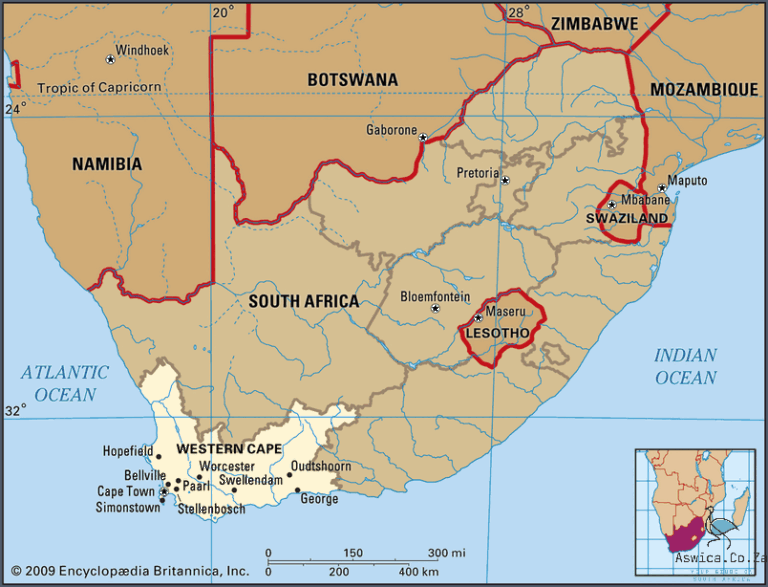 Discover the Wonders of the Southern Cape with This Map! November 2024 ...