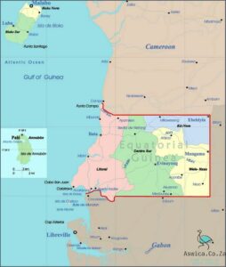 Explore Equatorial Guinea on this Detailed Map!