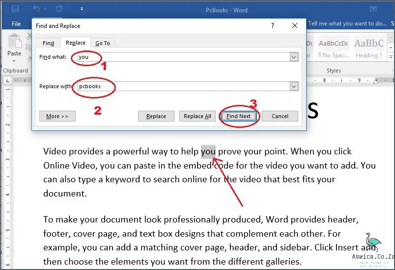 Microsoft Word - How to Use the Find and Replace Feature November 2024 ...