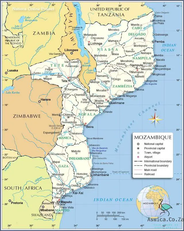 Uncovering What Country Lies Between Mozambique And South Africa In ...