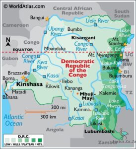 Unveiling the Astonishing Map of DRC!
