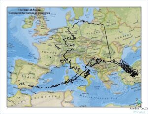 You Won't Believe How Big Alaska Is Compared to Europe!