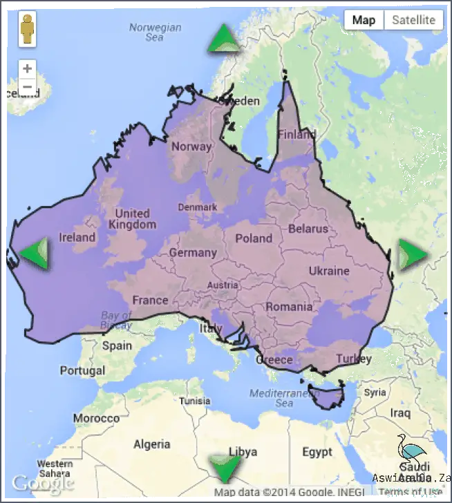 It's Unbelievable: Europe Vs Australia In Size