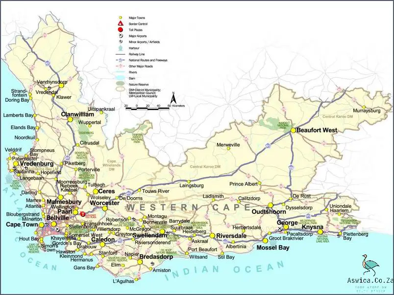 Discover the Wonders of the Southern Cape with This Map!