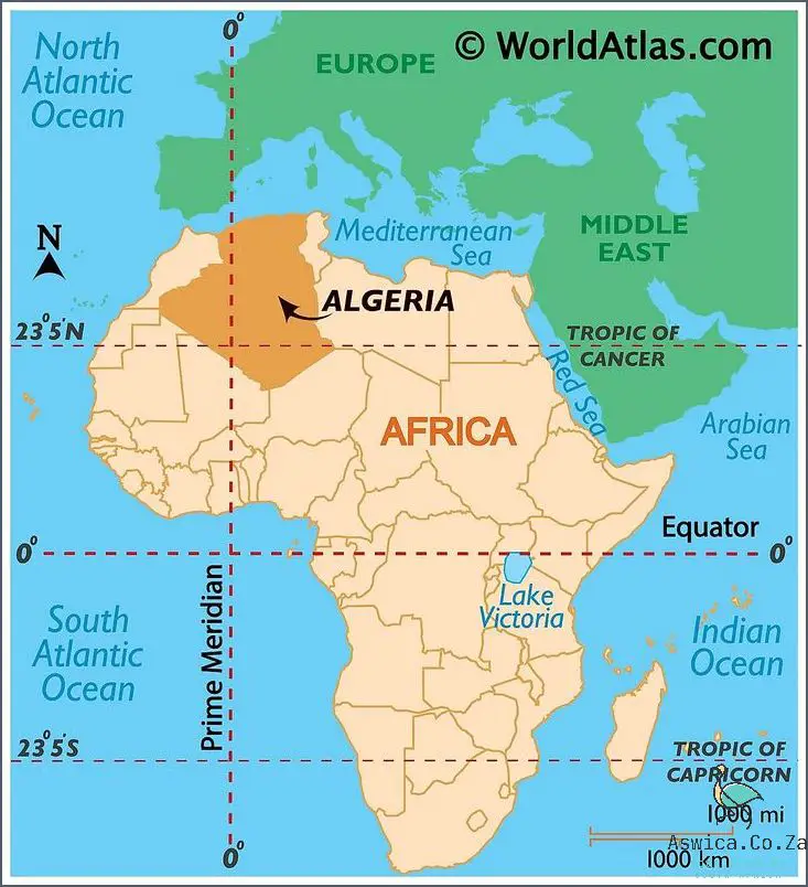 Explore the Algeria Map of Africa!