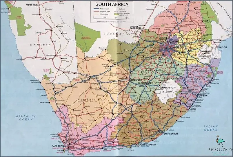 Explore South African National Roads Map Now!